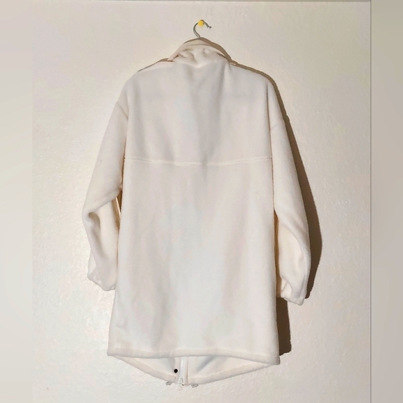 Free People Movement Polar Bear White Full Zip Oversized Jacket Women's Sz M NWT - Picture 2 of 16